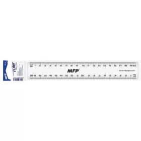 Vonalzó 20cm, műanyag, MFP
