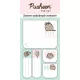 Pusheen cicás jegyzettömb-, jelölőcímke készlet, 5 db-os, mini