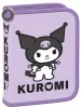 Kuromi tolltartó, klapnis, üres, lila