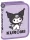 Kuromi tolltartó, klapnis, üres, lila