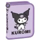 Kuromi tolltartó, klapnis, üres, lila