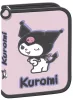 Kuromi tolltartó, klapnis, üres, rózsaszín