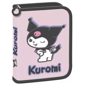 Kuromi tolltartó, klapnis, üres, rózsaszín