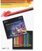 Akvarellkréta 12 db-os szett papírdobozban, Mungyo Gallery Watercolor Crayons MAC-12