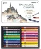 Akvarellkréta 24 db-os szett fémdobozban, Mungyo Gallery Watercolor Crayons MAC-24T