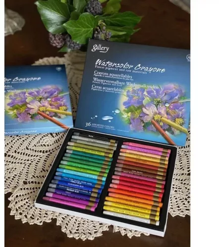 Akvarellkréta 36 db-os szett papírdobozban, Mungyo Gallery Watercolor Crayons MAC-36