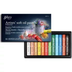   Lágy olajpasztell kréta 12 db-os szett, Mungyo Gallery Artists' soft oil pastels MOPV-12