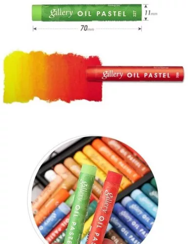Lágy olajpasztell kréta 36 db-os szett, Mungyo Gallery Artists' soft oil pastels MOPV-36
