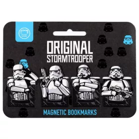   Star Wars mágneses könyvjelző, 4 db/csomag, Az eredeti Stormtrooper