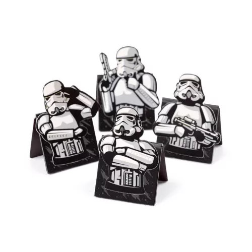 Star Wars mágneses könyvjelző, 4 db/csomag, Az eredeti Stormtrooper
