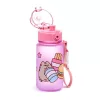 Pusheen cicás kulacs, 350ml, ínyenc Pusheen macska, rózsaszín