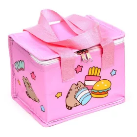   Pusheen cicás uzsonnás táska, hűtőtáska, 20x17x13cm, Ínyenc Pusheen macska