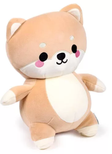 2 az 1-ben kifordítható utazópárna és plüss figura, Shuggs, a Shiba Inu kutya
