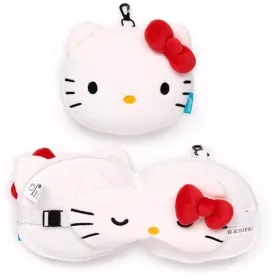 Hello Kitty cicás utazópárna szemmaszkkal, Relaxeazzz