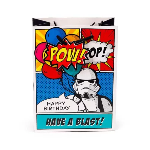 Star Wars ajándéktáska, 23x17x9cm, közepes, Comic, Az eredei Stormtrooper