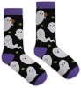 Halloweeni zokni, zsugorított varázszokni szellem mintával, kísérteties Spooky (EU36-38 és 39-41 méret)