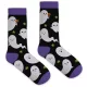 Halloweeni zokni, zsugorított varázszokni szellem mintával, kísérteties Spooky (EU36-38 és 39-41 méret)