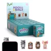 3D telefondísz, öntapadós, Édes Állatok ADORAMALS (axolotl, lajhár, kapibara, macska)