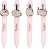 Pusheen cicás többszínű toll (6 szín), Pusheen figuradísszel, többféle