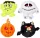 Pattogó plüss labda, halloweeni figurák, kísérteties Spooky, többféle