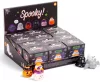 Halloweeni zsákbamacska felhúzhatós játék, kísérteties Spooky, 6 féle változat