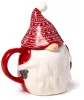 Karácsonyi bögre, kerámia, kukucskáló manó, Scandi Jolly Gonks, 450ml, 1 db