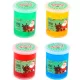 Slime 7cm-es műanyag palackban, karácsonyi figurával, 4 féle változat