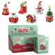 Karácsonyi mini építőkocka készlet, zsákbamacska mistery micro blox, karácsonyi csapat, 6 féle változat