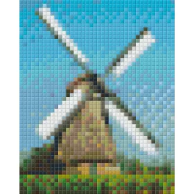 Pixel szett 1 normál alaplappal, színekkel, malom (801232)
