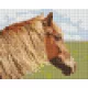 Pixel szett 1 normál alaplappal, színekkel, ló (801304)
