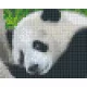 Pixel szett 1 normál alaplappal, színekkel, panda (801308)