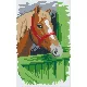 Pixel szett 2 normál alaplappal, színekkel, ló (802017)
