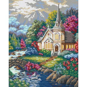   Pixel szett 9 normál alaplappal, színekkel, templom (809015)