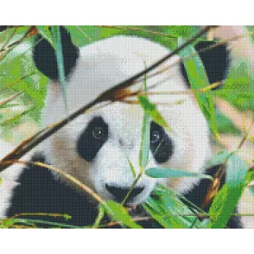   Pixel szett 16 normál alaplappal, színekkel, panda (816181)