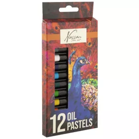 Olajpasztell kréta készlet, 12 db-os, Nassau fine art