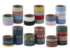 Öntapadós papírszalag, washi-tape, 2,5m, 6 db/csomag, karácsonyi, 6 féle változat