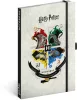 Realsystem Notique design keményfedeles notesz, napló 13x21cm, vonalas, Harry Potter