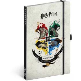   Realsystem Notique design keményfedeles notesz, napló 13x21cm, vonalas, Harry Potter