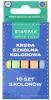 Táblakréta, színes (5 féle szín), 10 db-os