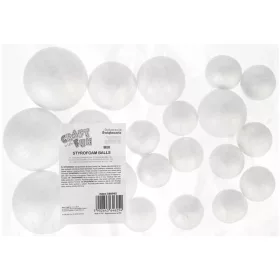 Hungarocell gömbök, többféle méret, kb. 20 db/csomag