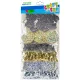 Karácsonyi konfettik, 6 féle (hópehely, körök, stb.), 30g, ezüst-arany