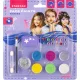 Arcfesték, tégelyes, 11 db-os (6 szín), Diamonds Fairy, Starpak