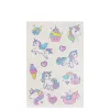 Tetoválás matrica szett, unikornisok 10x17,5cm, Sticker Boo