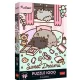 Pusheen cicás puzzle, 1000 db-os, 48x68cm, Sweet Dreams