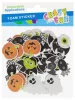 Dekorgumi, öntapadós halloweeni formák, Craft with fun