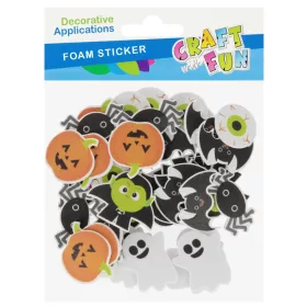 Dekorgumi, öntapadós halloweeni formák, Craft with fun