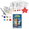Karácsonyi mini színezőfüzet vízfestékkel, 12 lapos