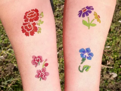 Sablonok, Flowers (virágok) sablon szett, nagy, 24 db-os