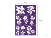 Sablonok, Meadow (virágok) sablon szett, kicsi, 10 db-os