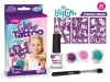 Csillámtetoválás LilyCorn szett (28 sablon, 3 csillámpor, 5 ml ragasztó, ecset)